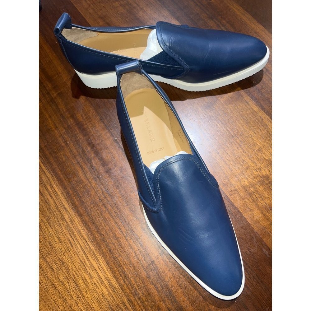 Everlane Navy Blue Slip-On Sneakers - Picture 6 of 10